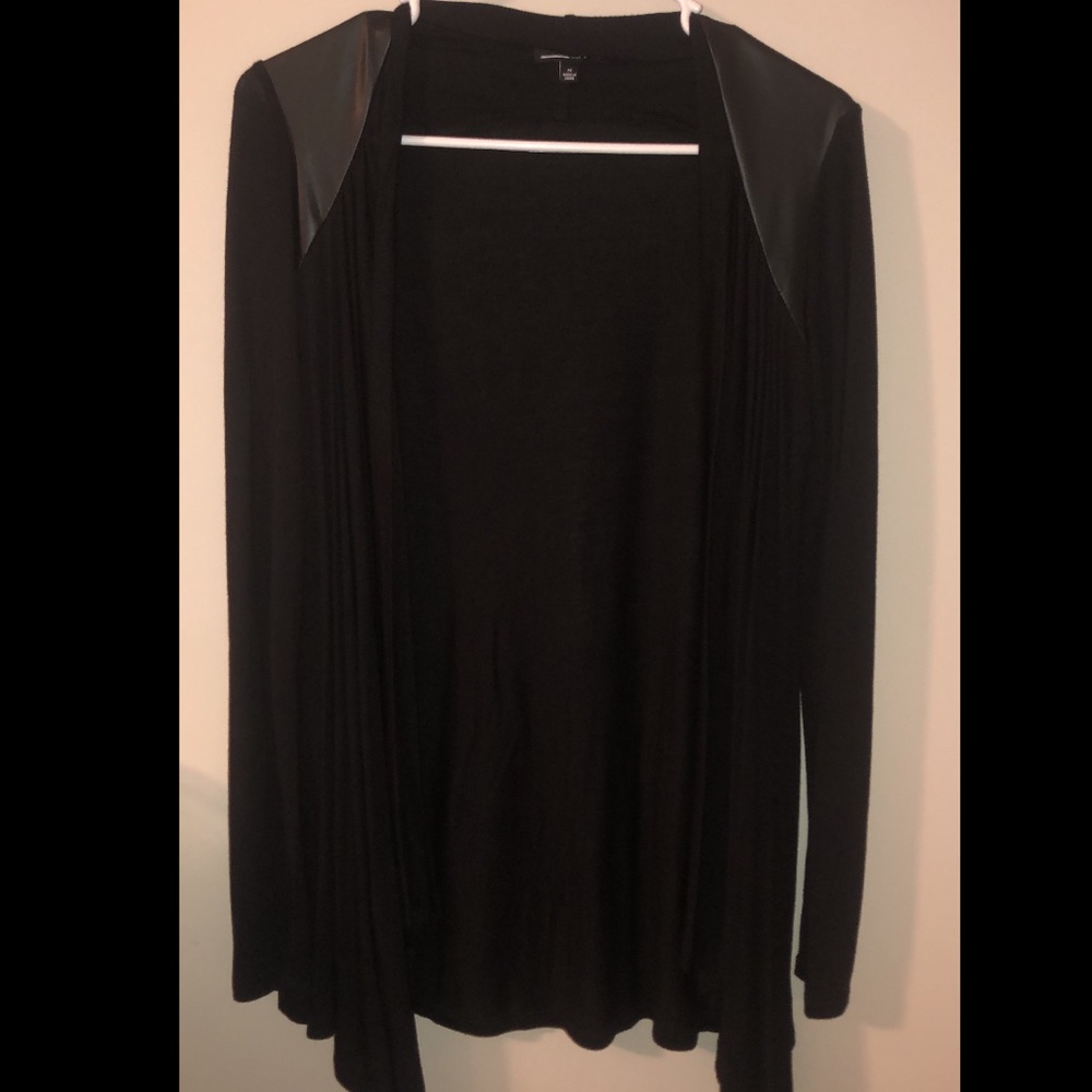 Pleather sweater